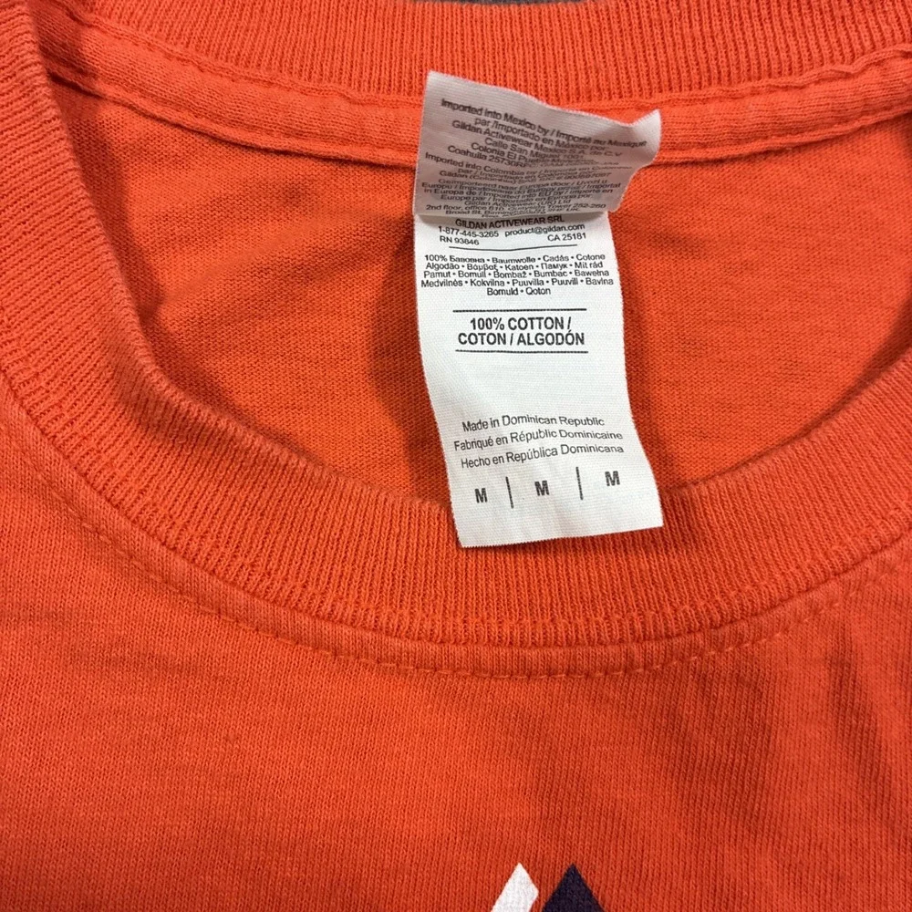 Majestic Houston Astros Justin Verlander #35 T-Shirt Men's Medium Orange MLB